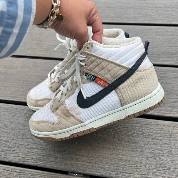 Nike Dunk Hi Retro NN "Toasty" Rattan/Black-Summit White-Sail - Picture 3 of 8